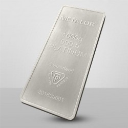 1Kg Baar |Platina| Metalor