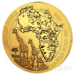 1 oz Girafes Rwanda |Gold|...