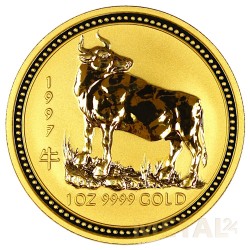 1 oz Lunar I Ox |Gold| 1997