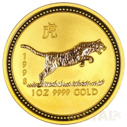 1 oz Lunar I Tiger  |Gold|...