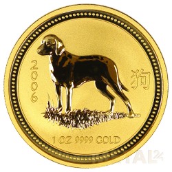 1 oz Lunar I Chien |Or| 2006