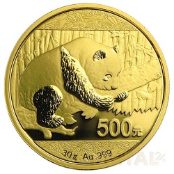 30g Panda 500 Yuan |Gold| 2016