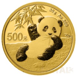 30g Panda 500 Yuan |Gold| 2020