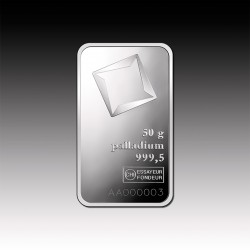 50g Bar |Palladium| Valcambi