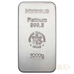 1kg Heraeus - Platinabaar