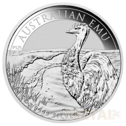 1 oz EMU Australie |Argent|...