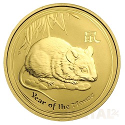 1 oz Lunar II Rat |Gold| 2008