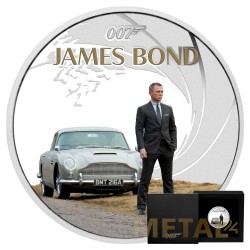 1 oz Tuvalu James Bond 007...