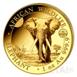 1 oz Elephant Somalia WMF...