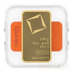 250g Valcambi Gold Bar