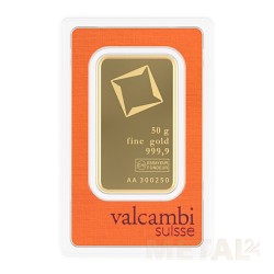 50g Lingot or Valcambi |...